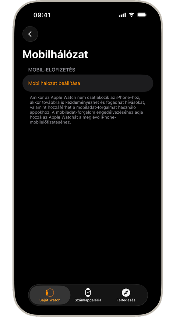 Mobilhálózat beállítása