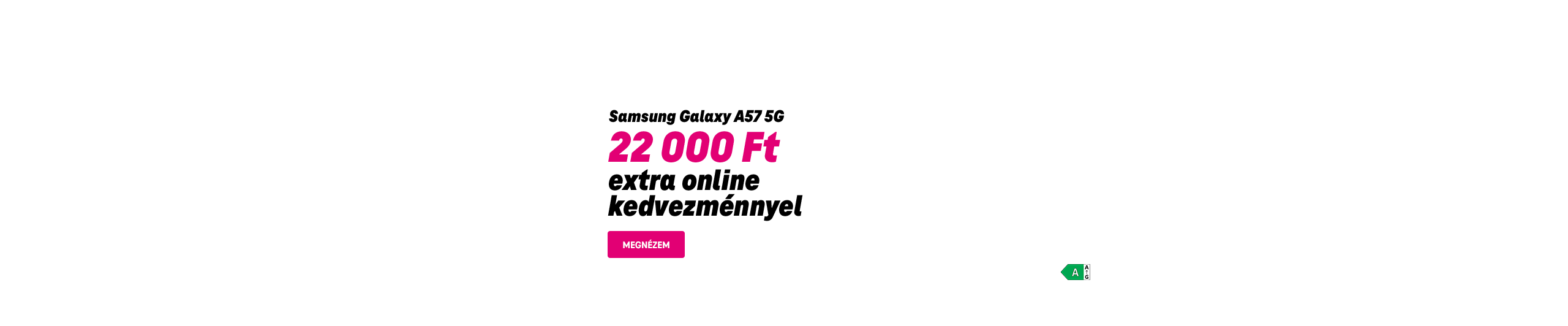Samsung Galaxy A57 5G 22 000 Ft extra online kedvezménnyel | Megnézem