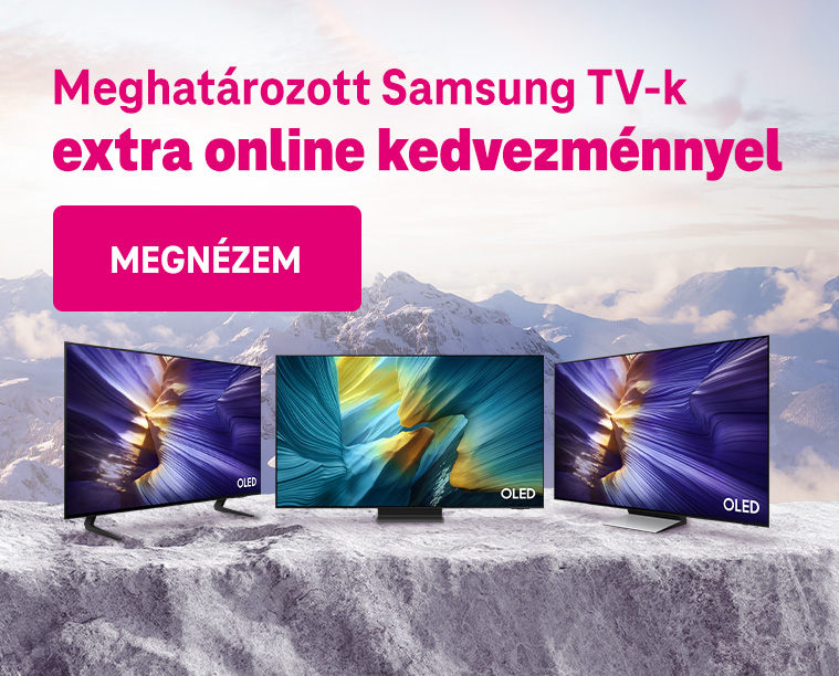 Meghatározott Samsung TV-k extra online kedvezménnyel