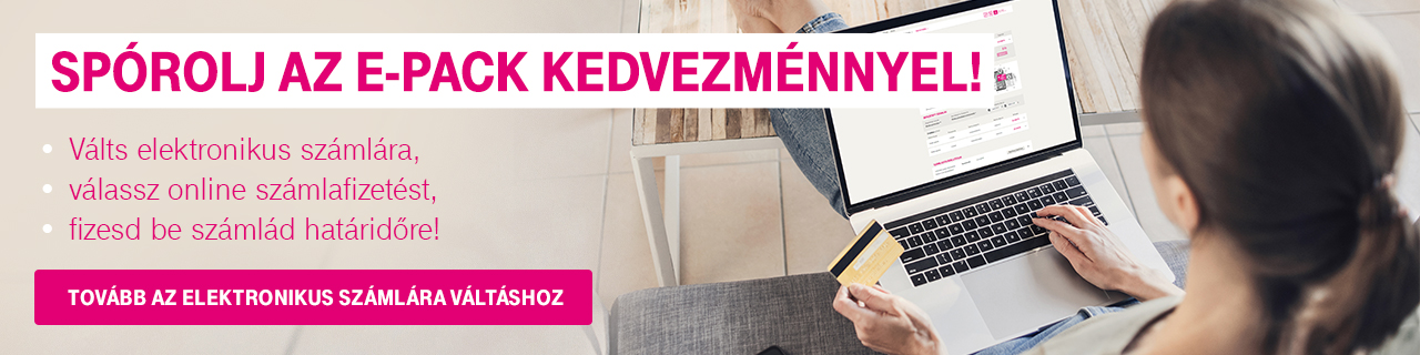 Spórolj az e-pack kedvezménnyel!