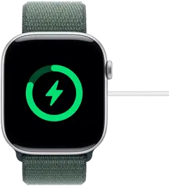 Egy majdnem teljesen feltöltött Apple Watch Series 10