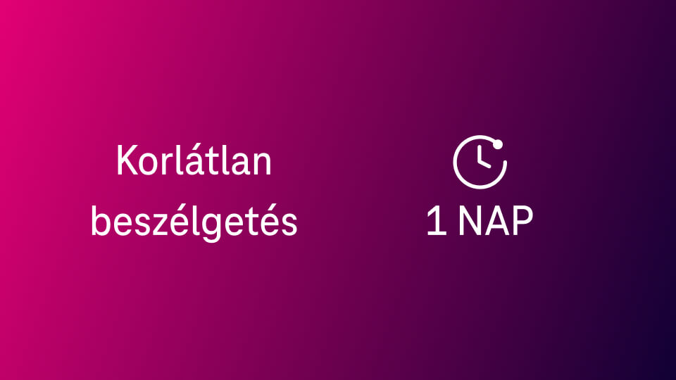 Korlátlan beszélgetés 1 napra