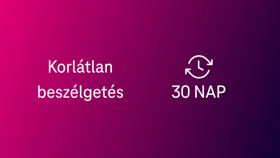 Korlátlan beszélgetés 30 napra